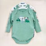 Боди с длинным рукавом Miniworld  jungle family Зеленый 2 шт