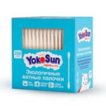 Экологичные ватные палочки YokoSun 200 шт