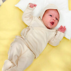 Комплект 3ка babycare распашонка + ползунки + чепчик Бежевый - 56 см (0-3 мес)
