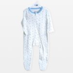 Слип на молнии Hello Baby Ракеты Белый