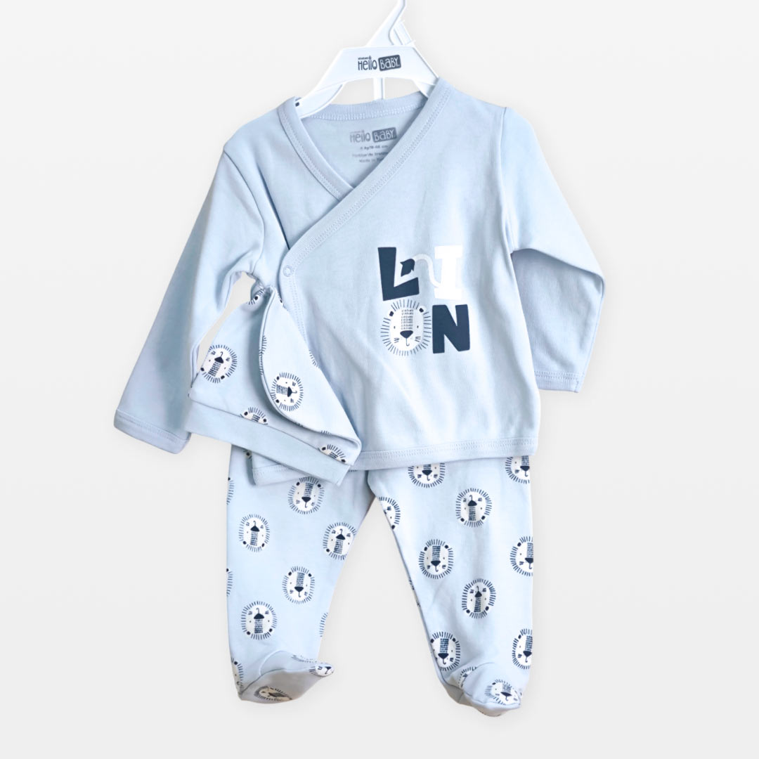 ca0aa24df0585ef06e7b9e24e907d127_091624150515.jpeg Комплект 3ка Hello Baby Lion — изображение 1