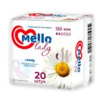 Ультратонкие ежедневные прокладки Mello lady 155 мм 20 шт