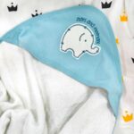 Полотенце с капюшоном Bebetto киса Темно-розовый 80*80 см — изображение 2
