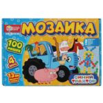 Мозаика пластиковая Умные игры Синий трактор 100 фишек