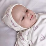 Чепчик Я родился сердечки