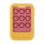 Прорезыватель Nuby силиконовый телефончик 3+ мес Розовый