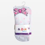 Колготки A.D.N Socks бантик с лентой Белый