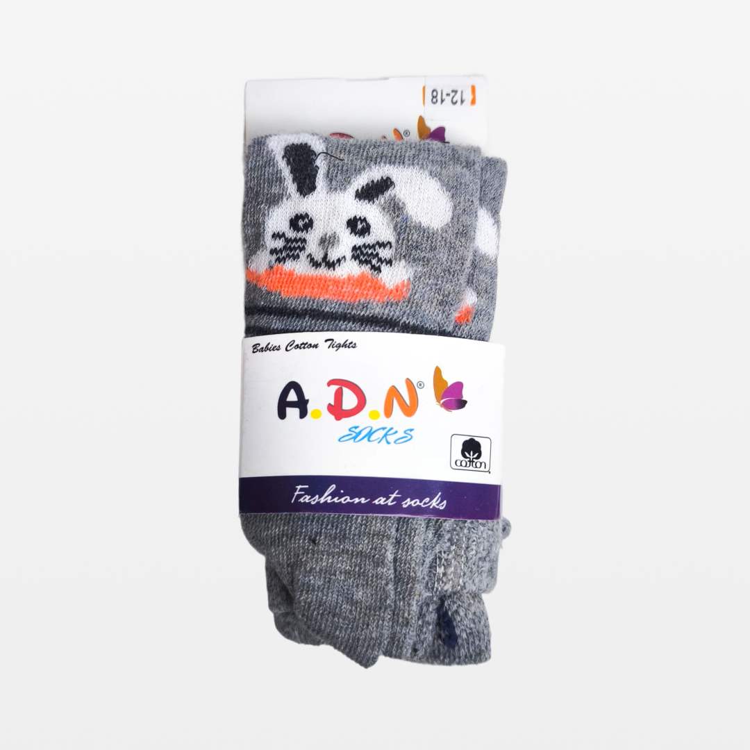 c73cc2728bb13af306fc99b3142b85ab_012825150451.jpeg Колготки A.D.N Socks заяц Серый — изображение 1