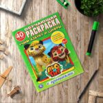 Лео и Тиг. Учим азбуку и цифры. Раскраска с наклейками