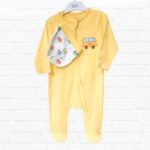 Слип Crazy baby Машинка Желтый