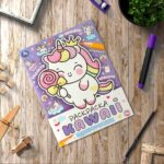 Единорожки. Раскраска KAWAIi
