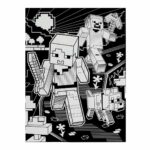 Гравюра MultiArt а4 Квадратные герои — изображение 2