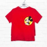 Комплект 2ка ZARA Disney Mickey Mouse & Friends футболка + шорты Красный