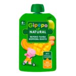Пюре GIPOPО Яблоко, тыква, морковь, манго 90 гр 6+ мес