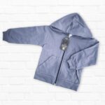 Ветровка Difa Kids с капюшоном Серый