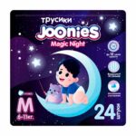 Трусики-подгузники Joonies Magic Night M (6-11 кг) 24 шт