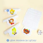 Муслиновые полотенце для спины ребенка от пота 30*23 см Мистр Батон