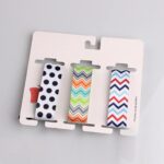 Комплект держателей на прищепке Paci Holder Горошек, Зигзаги 3 шт