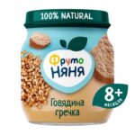 Пюре ФрутоНяня говядина с гречкой и морковью 100 гр 8+ мес