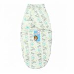 Пеленка кокон SwaddleMe на липучке Слон жираф Белый