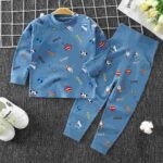 Детская пижама Babys SPASE Космос Синий — изображение 2