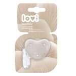 Держатель для пустышки LOVI Harmony Сердечко Бежевый