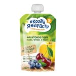 Пюре Когда Я вырасту Яблоко черника вишня 220г