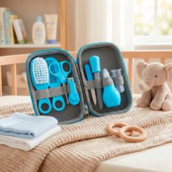 Гигиенический набор для малышей Я родился Baby Care Kit 8 шт Голубой
