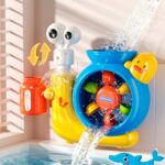 Игрушка для купания Улитка с водным колесом и душем на присоске
