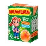 Нектар Малышам Яблоко-персик с 5 мес 200 мл