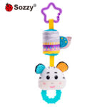 Подвесная игрушка погремушка Sozzy Zebra Белый
