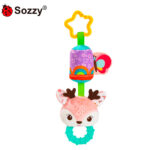 Подвесная игрушка погремушка Sozzy Deer Розовый