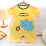 Ромпер Kiss bee Baby elephant Слон с мячом Желтый