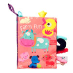 Книжка-шуршалка  kidsbooks Farm fun Розовый