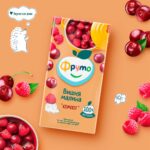 Компот ФрутоНяня из вишни и малины, 500 мл, с 5+ мес