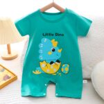 Ромпер Kiss bee Little Dino в скорлупе Бирюзовый