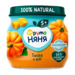 Пюре ФрутоНяня тыква 80г 5+ мес