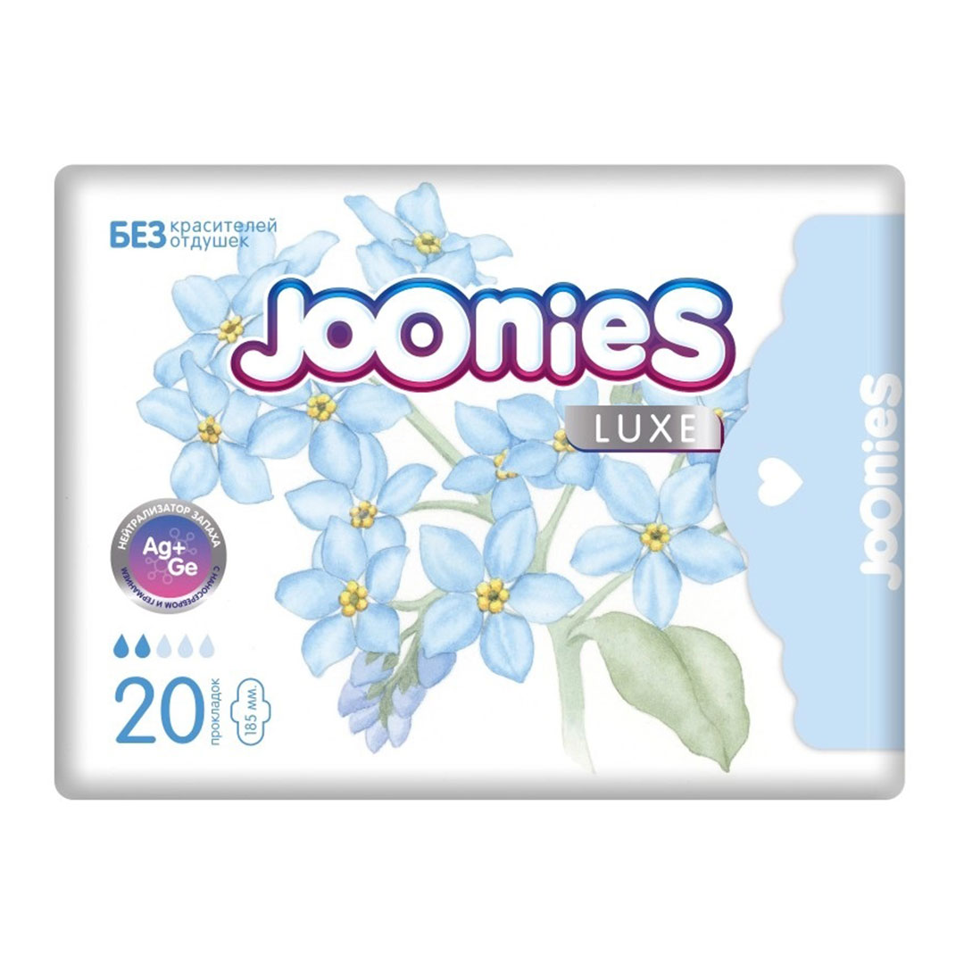 cd876a828b610a3bf92a9650bd0e4f27_072426132843.jpeg Прокладки Joonies Luxe MINI 2 кап 20 шт — изображение 1