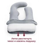 Подушка для беременных и кормящих мам Momcozy U-образная, 70*145 см — изображение 5