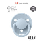 Пустышка силиконовая BIBS De Lux - Baby Blue 0+ мес