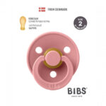 Пустышка латексная BIBS Colour Symmetrical Dusty Pink 6+ мес
